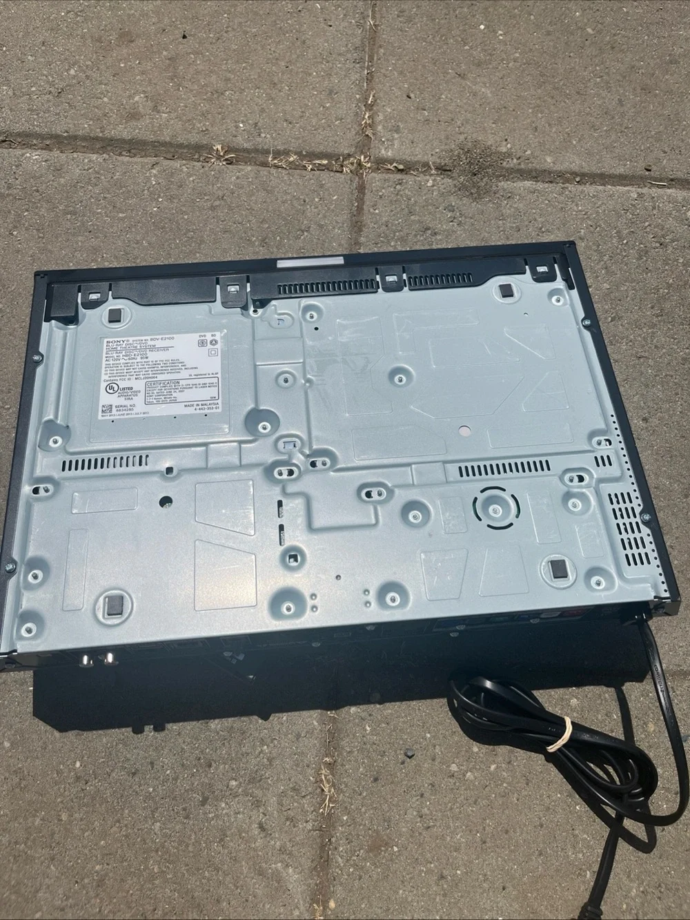 Sony Blu-ray Player with Remote - Black